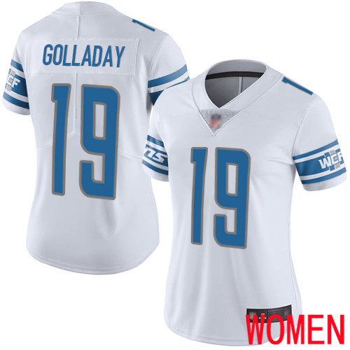 Detroit Lions Limited White Women Kenny Golladay Road Jersey NFL Football 19 Vapor Untouchable